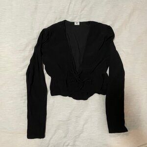 Aritzia Sunday Best Black Crop